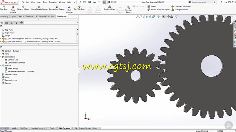 Solidworks非线性模拟技术视频教程的图片2