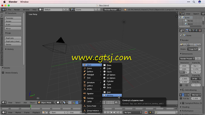 Unity与Blender游戏设计基础训练视频教程的图片2