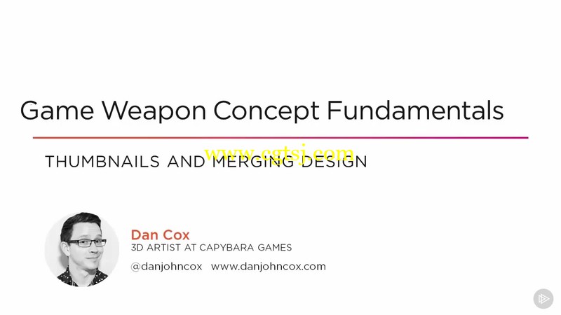 游戏武器概念设计绘画基础训练视频教程的图片3