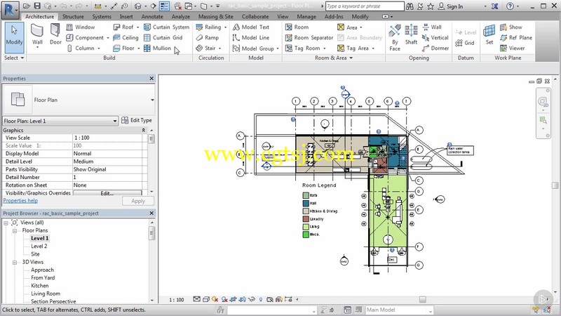 Revit中导入CAD文件使用技巧视频教程的图片2