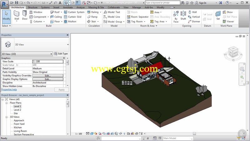 Revit中导入CAD文件使用技巧视频教程的图片4