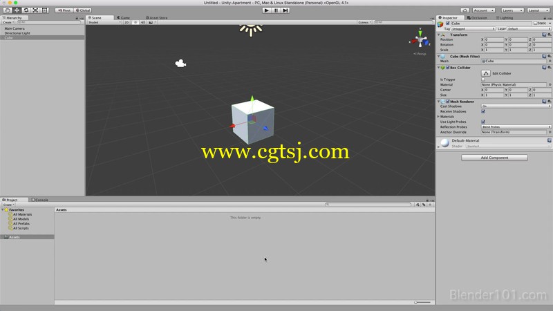 Blender与Unity复杂室内游戏场景制作视频教程的图片3