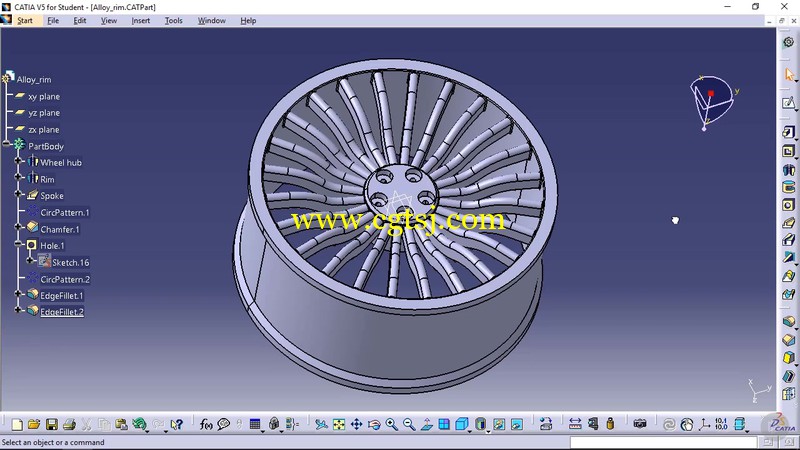 CATIA V5基础建模技术训练视频教程的图片1