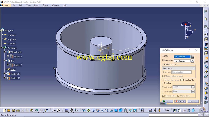 CATIA V5基础建模技术训练视频教程的图片4