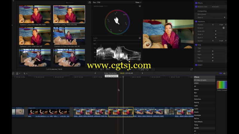 Final Cut Pro X高效精通技能训练视频教程的图片2