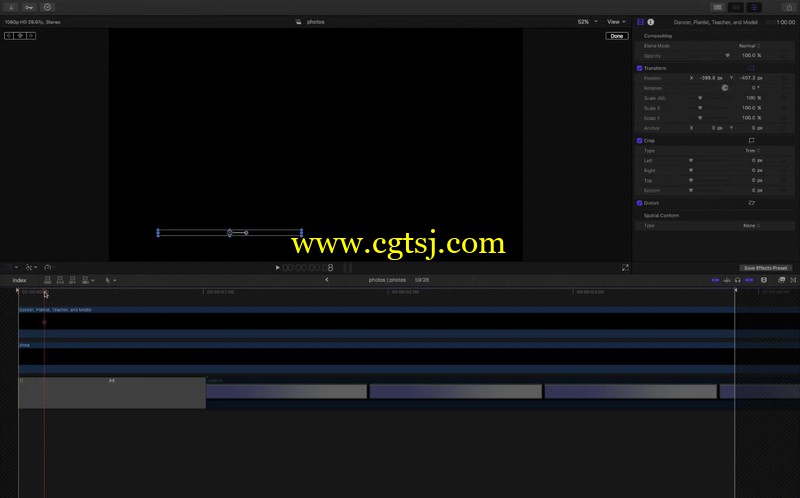 Final Cut Pro X高效精通技能训练视频教程的图片5