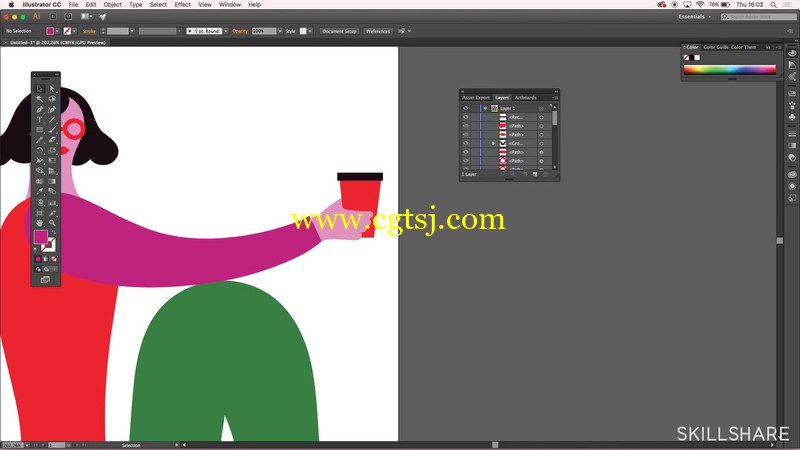 Illustrator图形图案形状与颜色设计训练视频教程的图片1