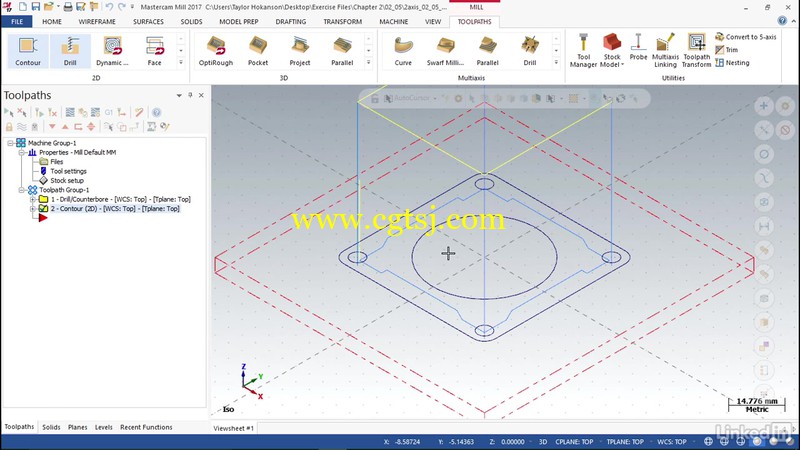 Mastercam基础入门训练视频教程的图片3