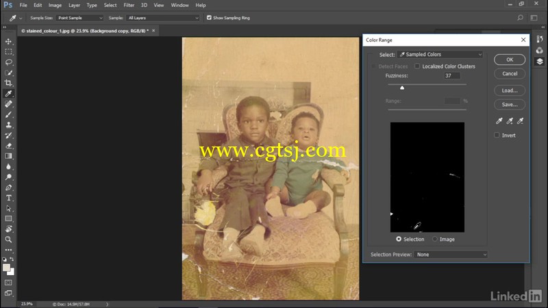 PS老旧照片色彩修复技术训练视频教程的图片3