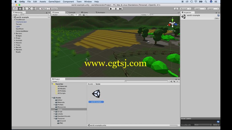 Unity梦幻游戏场景实例制作视频教程的图片4