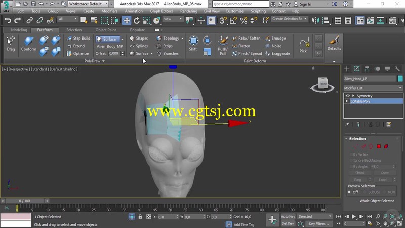 3dsmax中3D拓扑布线技术训练视频教程的图片1