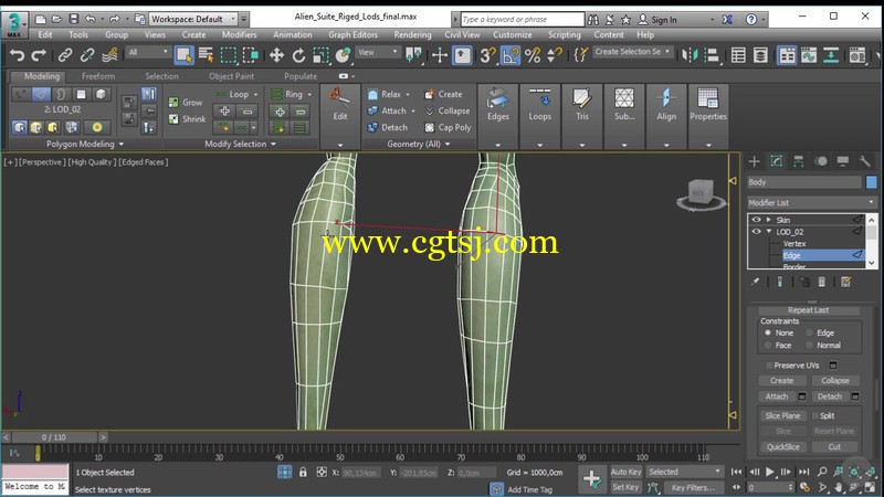 3dsmax中3D拓扑布线技术训练视频教程的图片3
