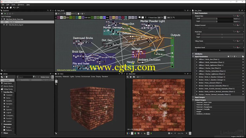 3dsMax中Substance材质工具集使用技术视频教程的图片4