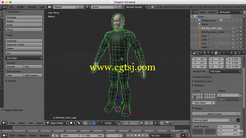 Blender中Rigging角色骨骼技术训练视频教程的图片4