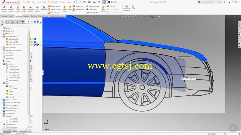 Solidworks汽车产品设计实例制作视频教程的图片2