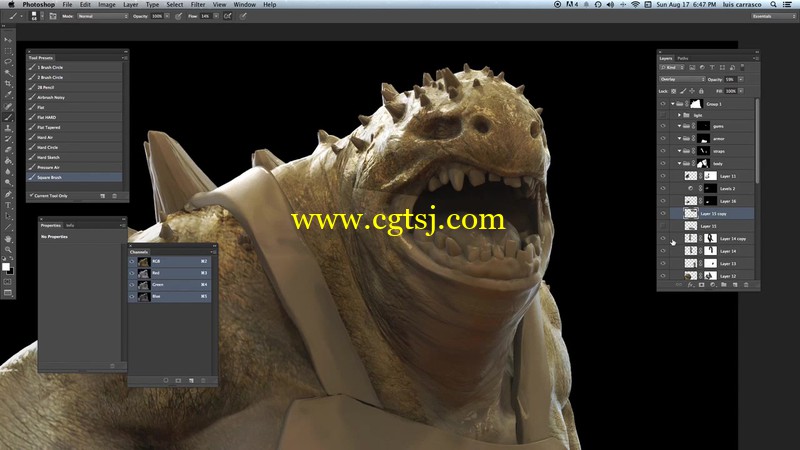 Zbrush巨魔角色雕刻制作视频教程的图片1