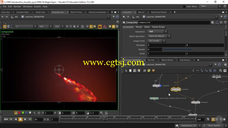 Houdini PYRO火焰特效实例制作视频教程的图片3