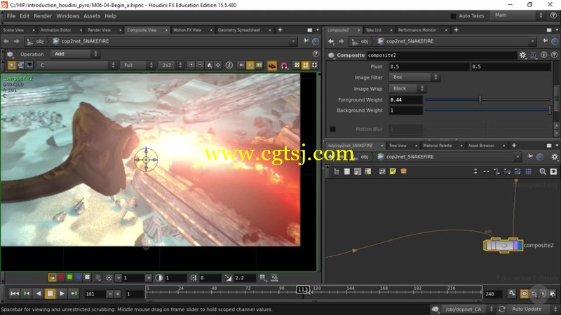 Houdini PYRO火焰特效实例制作视频教程的图片4