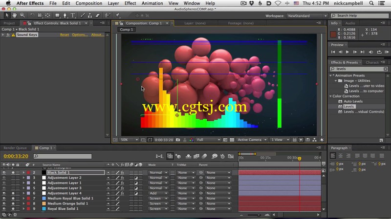 声音动画C4D视频教程GSG159期的图片3