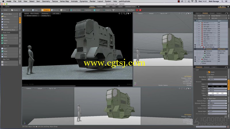 Modo影视级概念科幻车辆制作视频教程的图片3