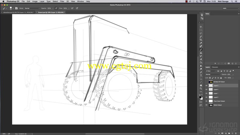 Modo影视级概念科幻车辆制作视频教程的图片5