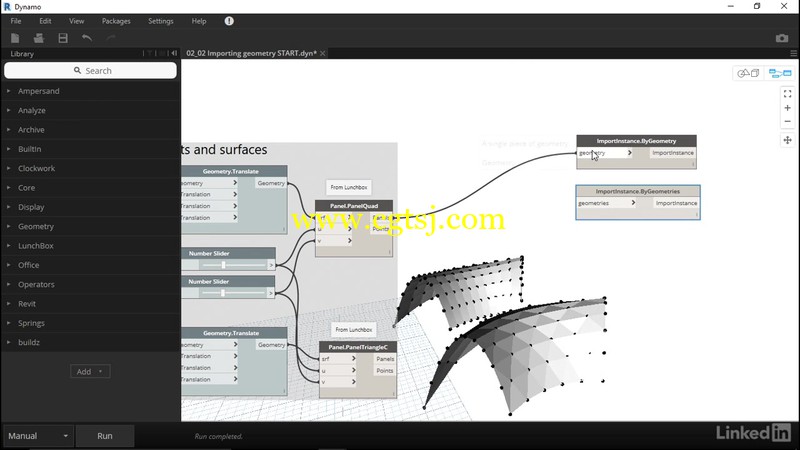 Revit中Dynamo可视化脚本编辑工具使用技术视频教程的图片1