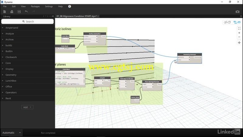 Revit中Dynamo可视化脚本编辑工具使用技术视频教程的图片2