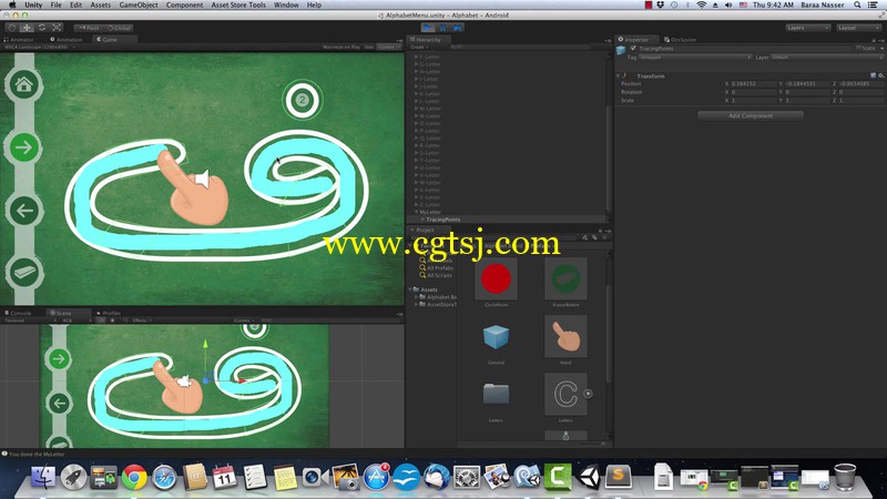 Unity儿童字母益智游戏制作视频教程的图片4