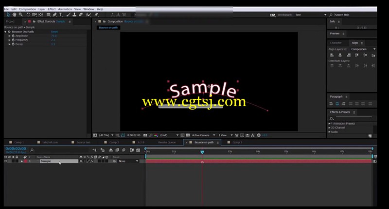 AE字体动画制作视频教程的图片2