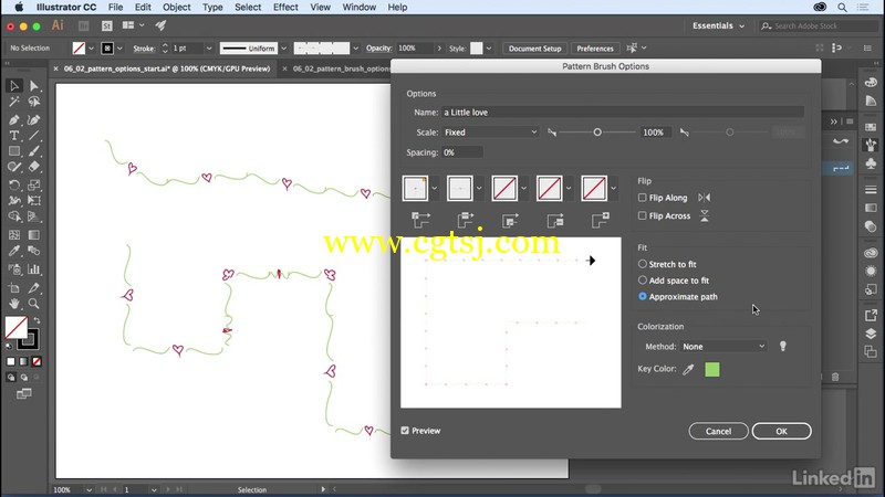 Illustrator自定义创意笔刷使用技术视频教程的图片2