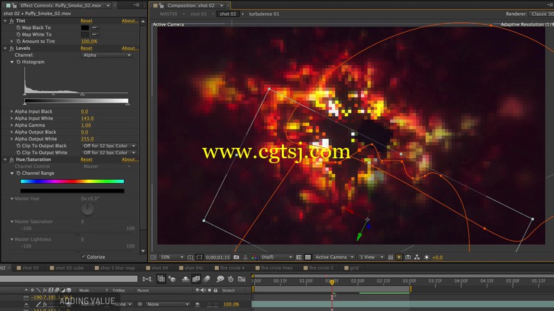 AE超酷火焰Logo演绎动画实例制作视频教程的图片3