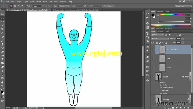 设计复古风格的超级英雄Illustrator视频教程的图片1