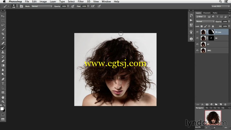 非常实用的 Photoshop 头发修饰技术视频教程的图片2