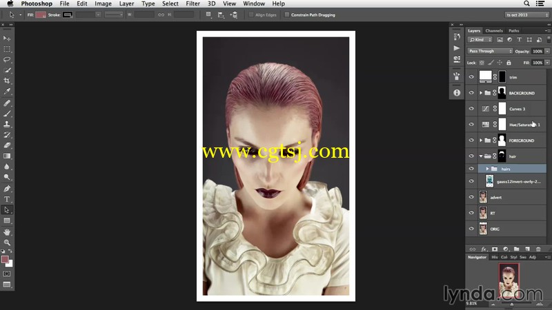 非常实用的 Photoshop 头发修饰技术视频教程的图片3