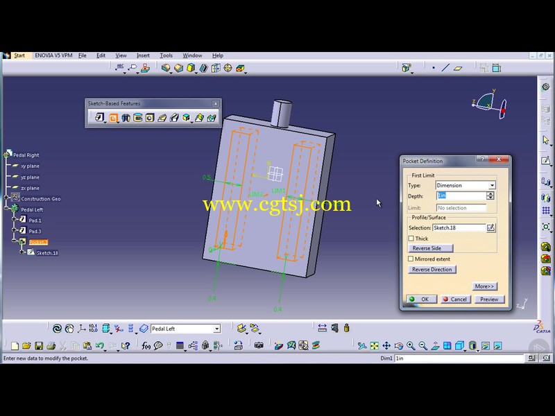 CATIA V5基础核心训练视频教程的图片1