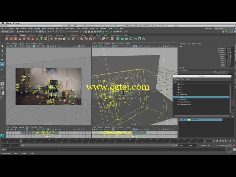 NukeX镜头匹配技术训练视频教程的图片4