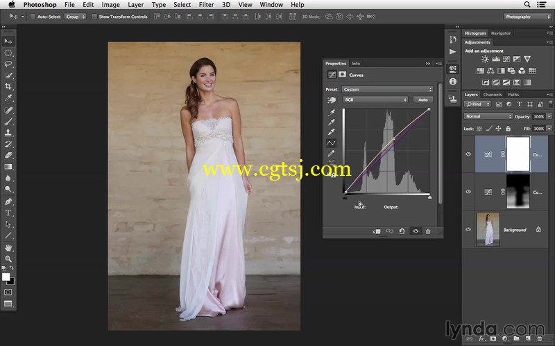 Photoshop 修饰婚纱肖像视频教程的图片2