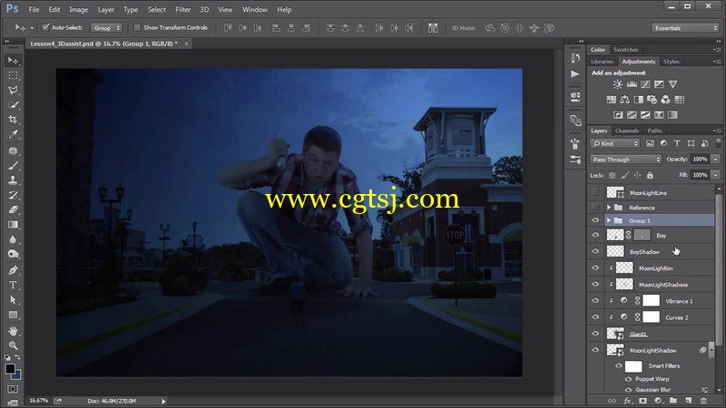 Photoshop光与影中图片处理视频教程的图片3