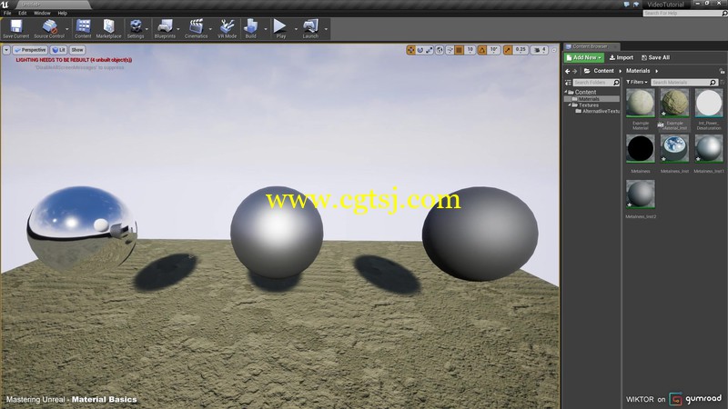 UE4游戏材质技术基础训练视频教程的图片2