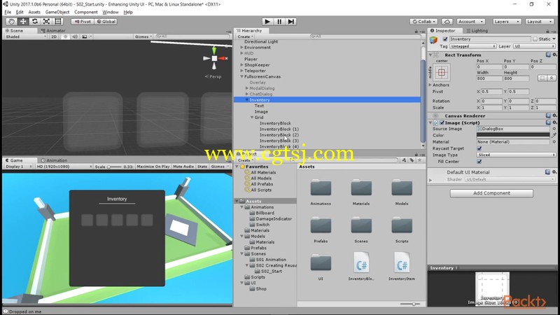 Unity用户UI界面高级制作视频教程的图片2