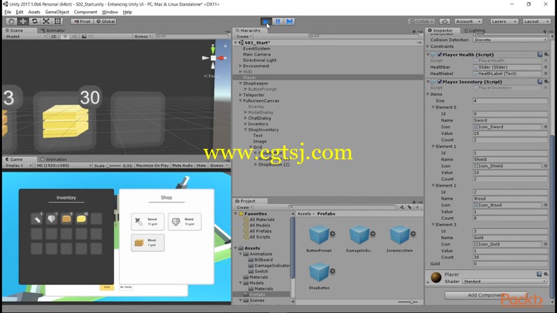 Unity用户UI界面高级制作视频教程的图片3