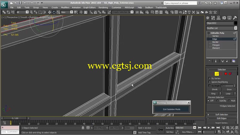 在3ds Max2011和Photoshop CS5创建一个风格化的房子视频教程的图片2