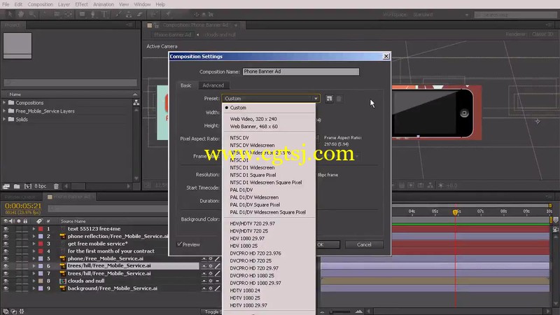 After Effects 排除常见的渲染错误后的影响视频教程的图片1