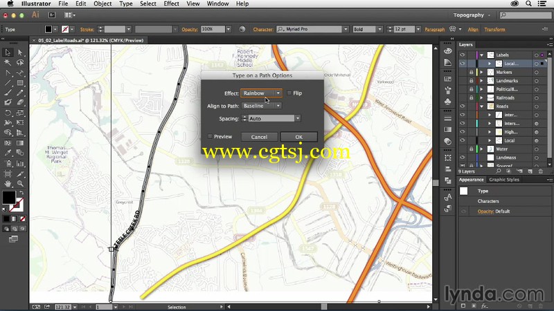 Illustrator创建地图视频教程的图片2