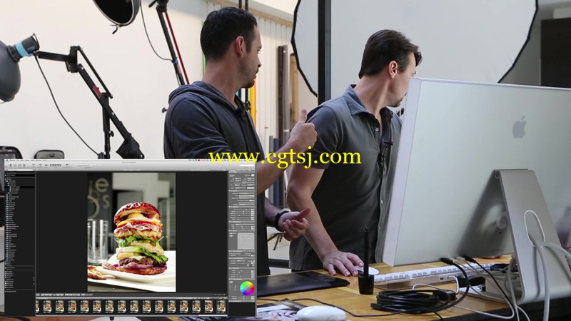 Photoshop处理汉堡图像视频教程的图片1