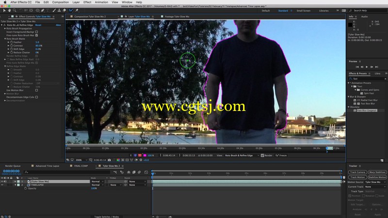 After Effects制作背景加速效果视频教程的图片2