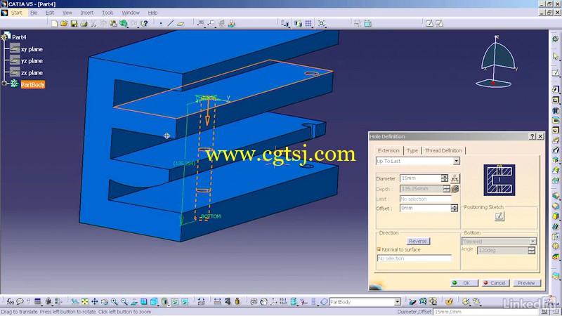 CATIA v5产品设计初学者入门训练视频教程的图片1