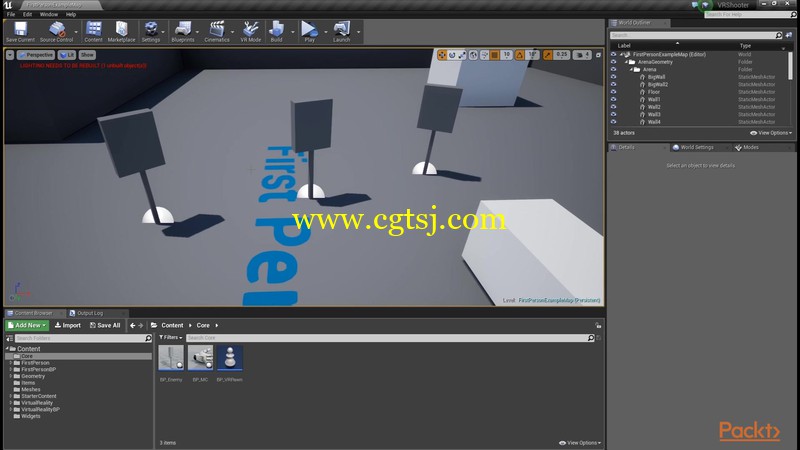 UE4中VR射击游戏制作视频教程的图片2