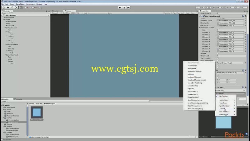 Unity中2D游戏编程开发技术视频教程的图片3