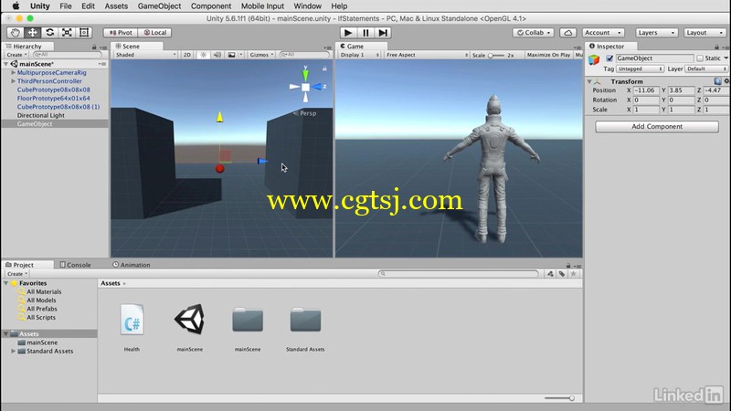 Unity游戏脚本变成技术基础训练视频教程的图片1